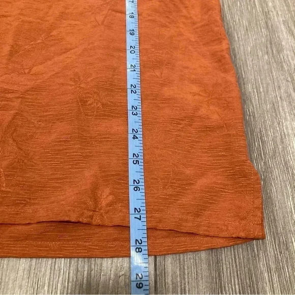 Visitor 100% Silk‎ Short Sleeve Shirt Mens M Button Down Casual - Picture 5 of 7